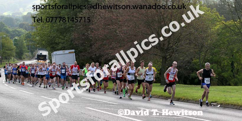 Start of the Prudhoe Miners Run. Photo: David T. Hewitson/Sports for All Pics